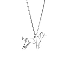 Origami dog necklace Clearance
